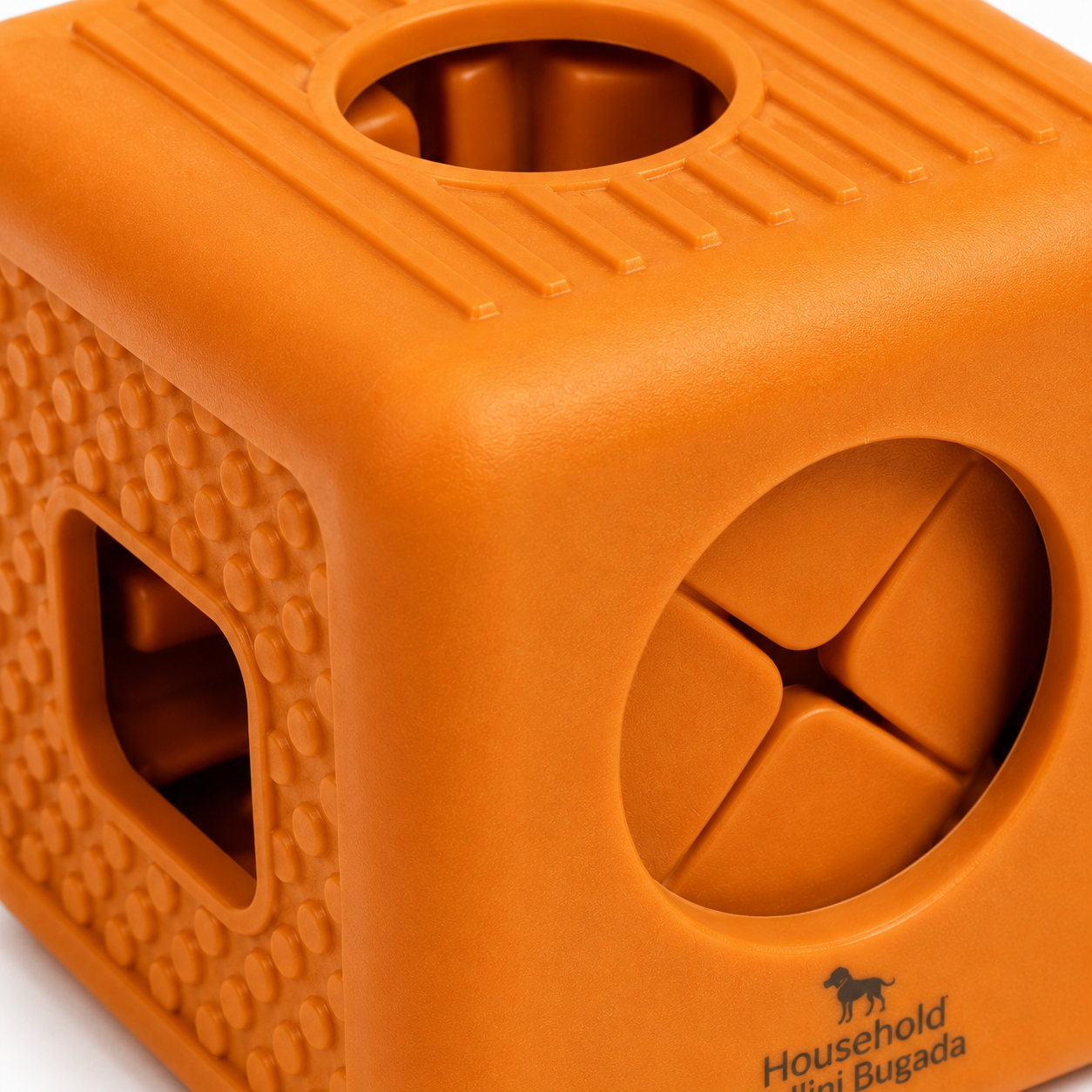 Household Collini Bugada Interactive Cube Dog Puzzle Toy – Treat Dispensing Enrichment Chew Toy for Dogs - Image 2