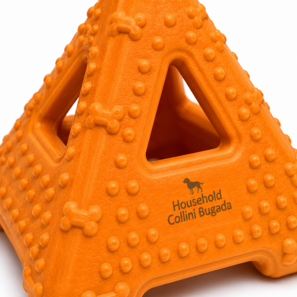 Household Collini Bugada Triangle Interactive Dog Chew Toy – Durable Enrichment Puzzle Toy for Dogs - Image 2